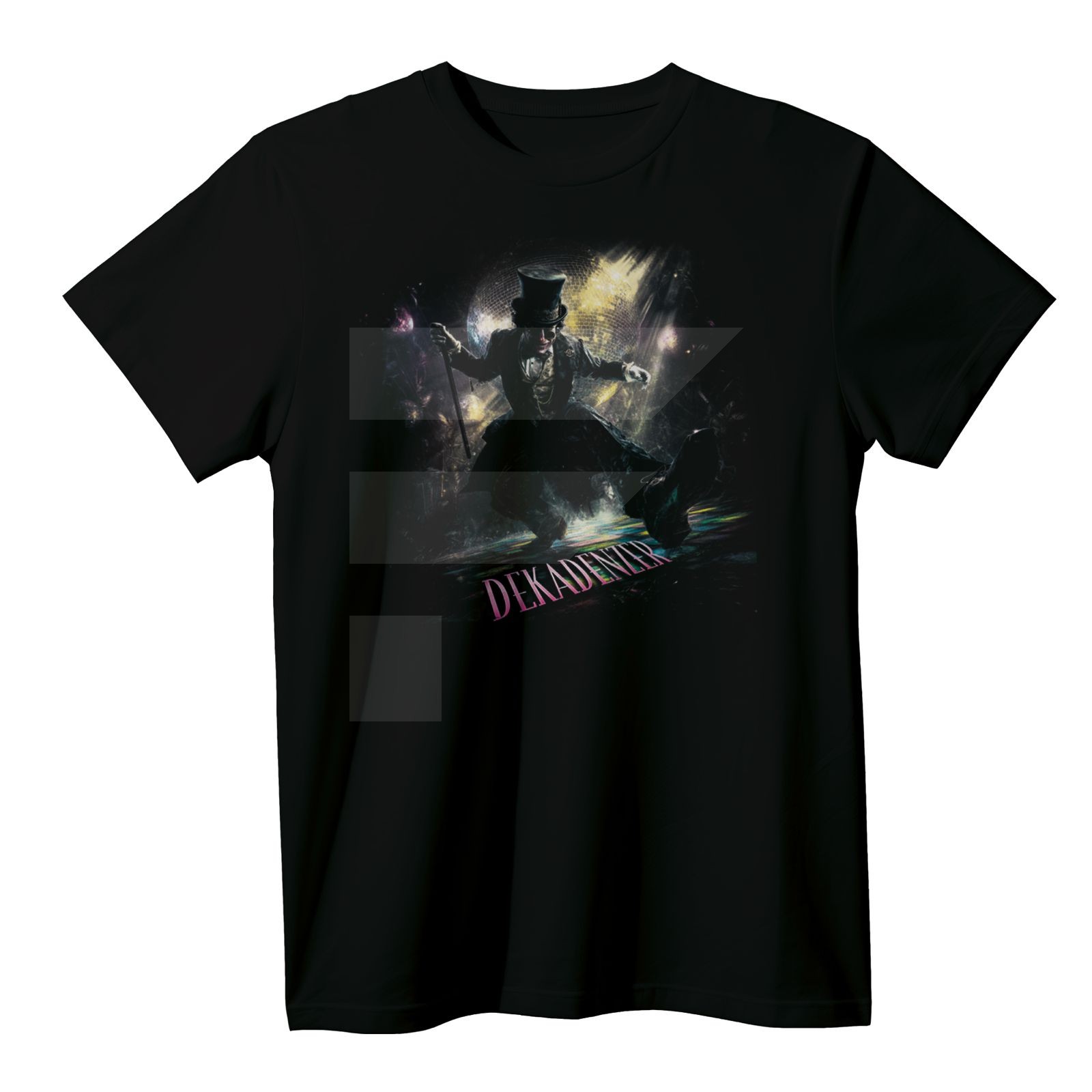 T-Shirt-Gestaltungsvorschau: Dekadenzer